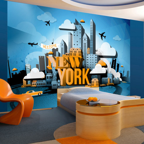 Fototapeet - New York - welcome - 300x210