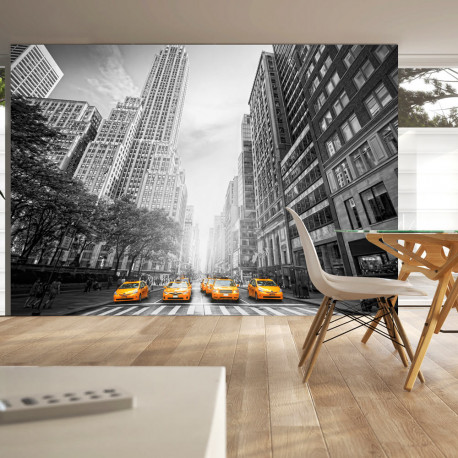 Fototapeet - New York - yellow taxis - 150x105