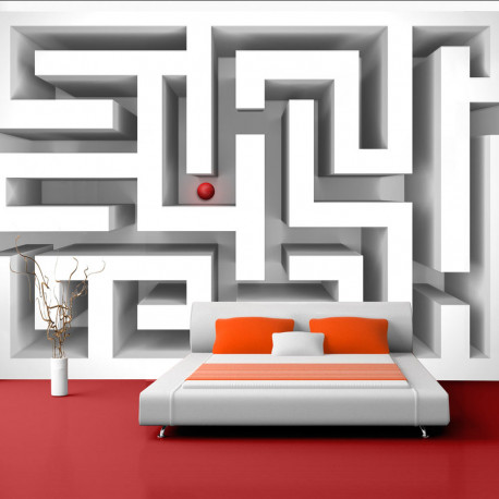 Fototapeet - Ice labyrinth - 250x175