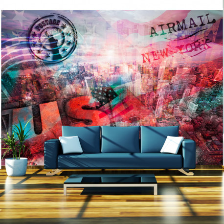 Fototapeet - NYC - patriotic theme - 250x175