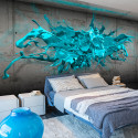 Fototapeet - Blue Ink Blot - 300x210