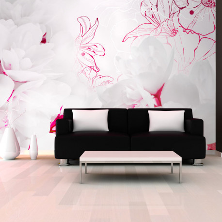 Fototapeet - Enveloped in white - 100x70