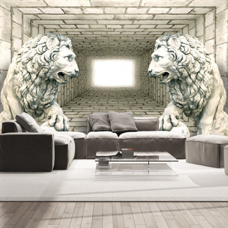 Fototapeet - Chamber of lions - 400x280