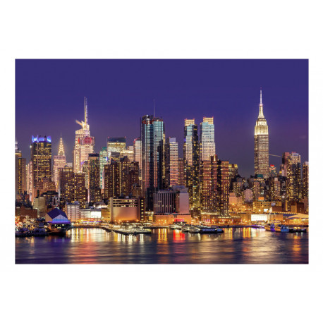 Fototapeet - NYC: Night City - 200x140