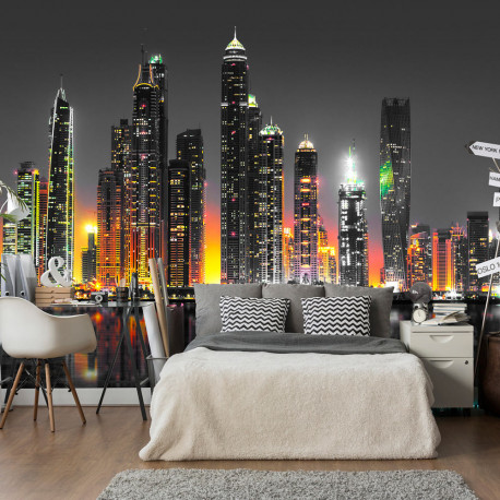 Fototapeet - Desert City (Dubai) - 100x70