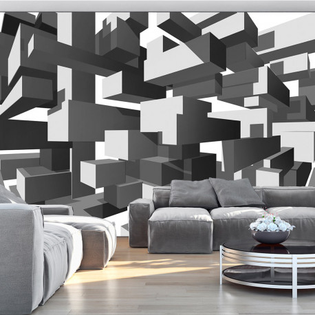 Fototapeet - Grey notes - 400x280