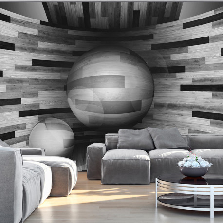 Fototapeet - Gray sphere - 400x280