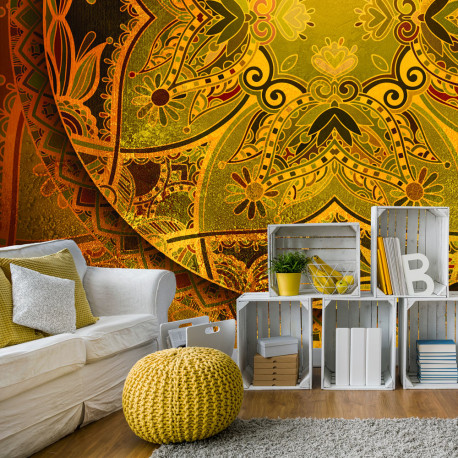 Fototapeet - Mandala: Golden Poem - 150x105