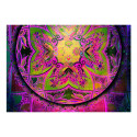 Fototapeet - Mandala: Pink Expression - 100x70 Fototapeet - Mandala: Pink Expression - 100x70