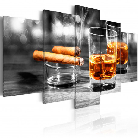 Seinapilt - Cigars and whiskey - 200x100