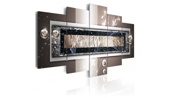 Seinapilt - Golden frame - 200x100