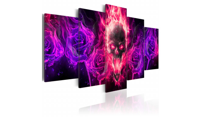 Seinapilt - Berry flames - 100x50