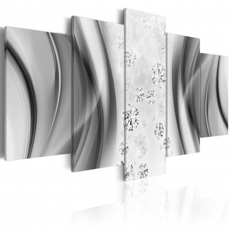 Seinapilt - Diamonds Waves - 100x50