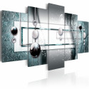 Seinapilt - Blue Harmony - 100x50