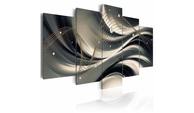 Seinapilt - Golden Thread - 100x50
