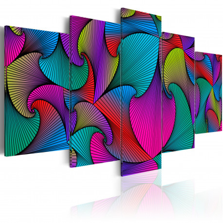 Seinapilt - Carousel of Colours - 100x50