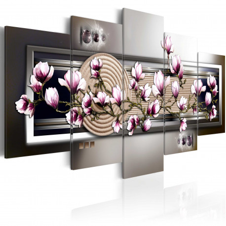 Seinapilt - Magnolia and Zen garden - 200x100
