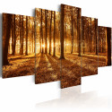 Seinapilt - Amber forest - 200x100