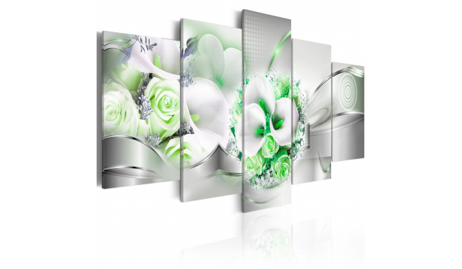 Seinapilt - Emerald Bouquet - 200x100