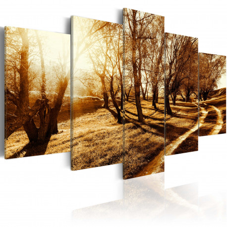 Seinapilt - Amber orchard - 200x100