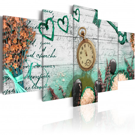 Seinapilt - Emerald composition - 100x50