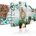 Seinapilt - Emerald composition - 200x100