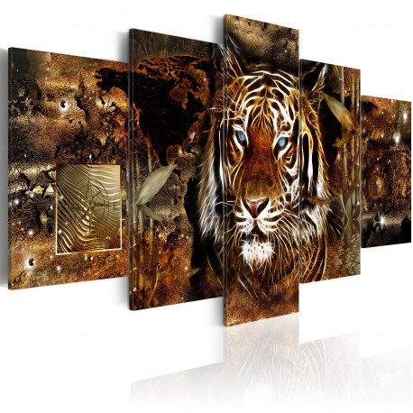 Seinapilt - Golden Jungle - 200x100