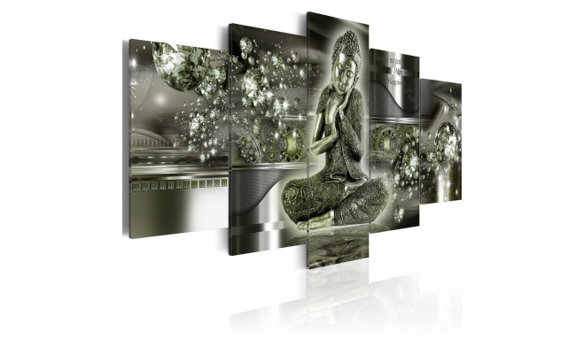 Seinapilt - Emerald Budda - 100x50