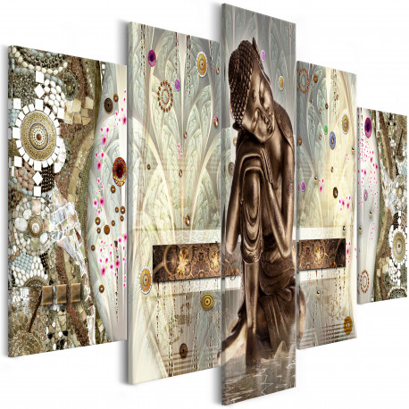 Seinapilt - Buddha's Dream (5 Parts) Wide - 100x50