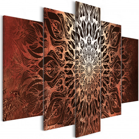 Seinapilt - Hypnosis (5 Parts) Orange Wide - 100x50