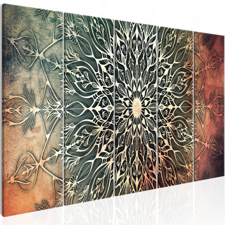 Seinapilt - Center (5 Parts) Narrow Green - 225x90