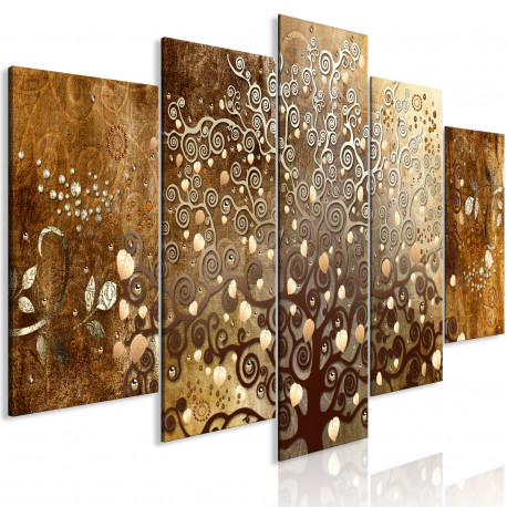Seinapilt - Falling Leaves (5 Parts) Wide - 225x100
