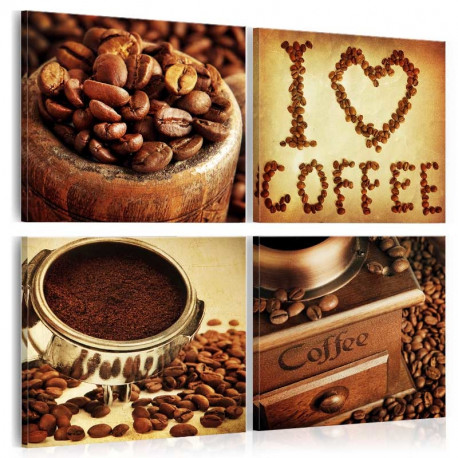 Seinapilt - Coffee - Pleasant Moments - 80x80