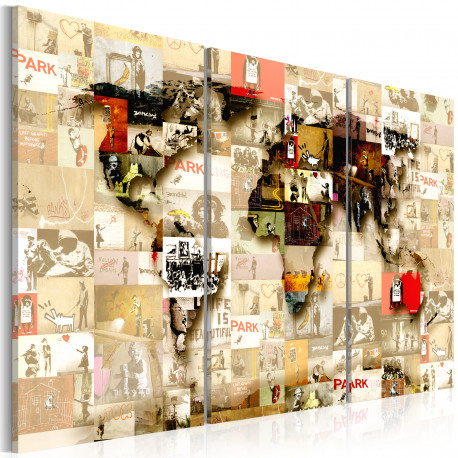 Seinapilt - Graffiti World - 90x60