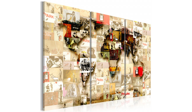 Seinapilt - Graffiti World - 90x60