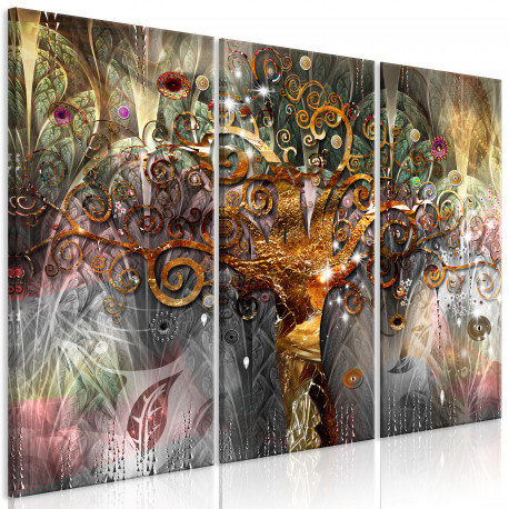 Seinapilt - Golden Tree (3 Parts) - 90x60