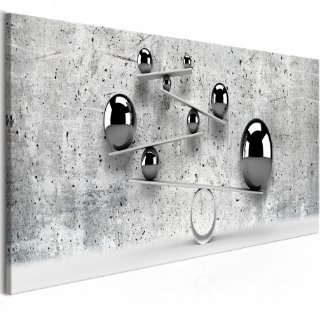 Seinapilt - Balls and Concrete (1 Part) Narrow - 135x45