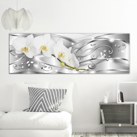 Seinapilt - Flowering (1 Part) Narrow Silver - 120x40