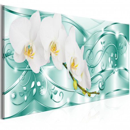 Seinapilt - Flowering (1 Part) Narrow Green - 120x40