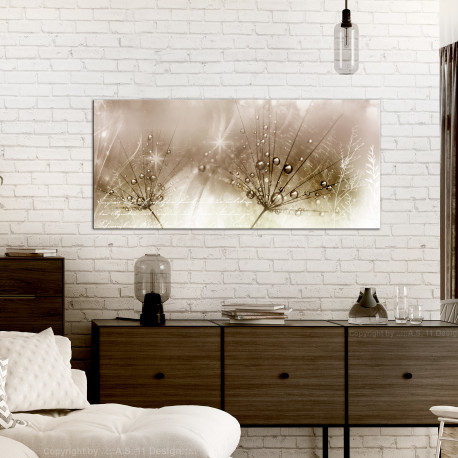 Seinapilt - Drops of Dew (1 Part) Brown Wide - 100x45