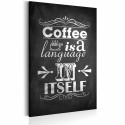Seinapilt - Coffee Language - 40x60