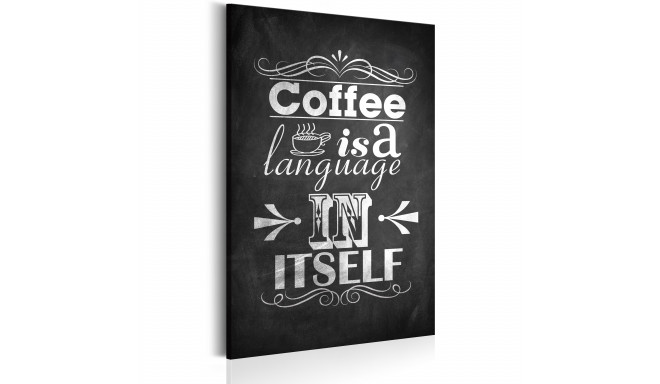 Seinapilt - Coffee Language - 40x60