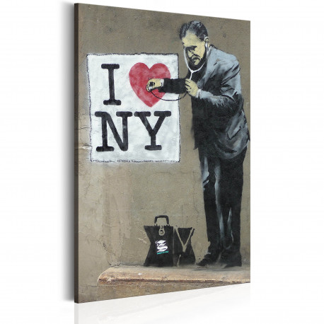 Seinapilt - I Love New York by Banksy - 80x120