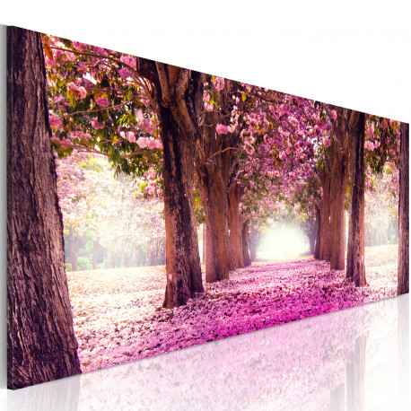 Seinapilt - Fuchsia Garden - 135x45