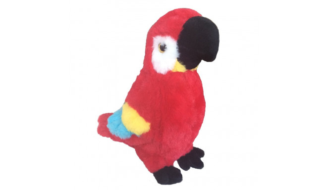 Ara red parrot mascot 28 cm