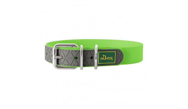 Dog collar Hunter Convenience Green Size S/M (33-41 cm)
