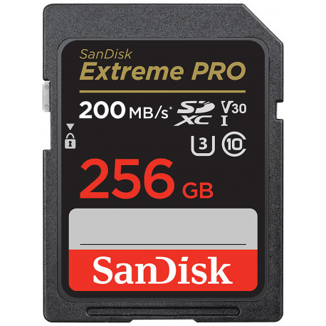 Sandisk memory card SDXC 256GB Extreme Pro