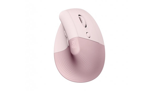 Hiir Logitech Lift Vertical Ergonomic Mouse Right Rose (roosa, ergonoomiline), Logi Bolt USB/Bluetoo