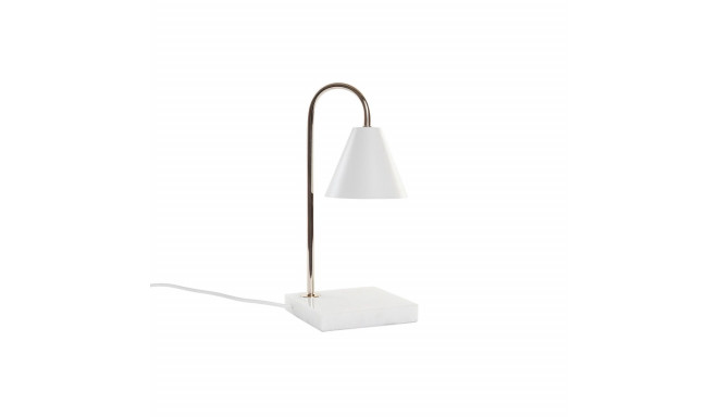 Galda lampa DKD Home Decor Bronza Balts (15 x 15 x 33 cm)