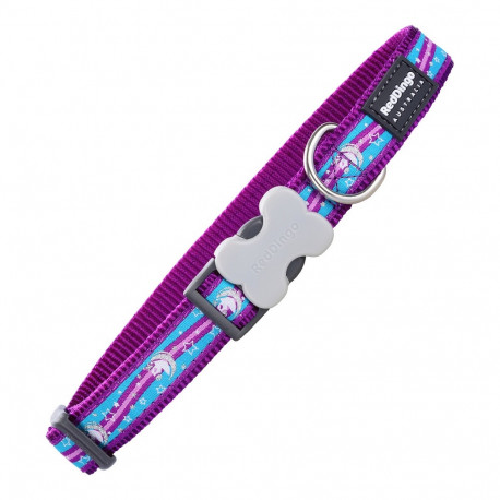 Koera kaelarihm Red Dingo Style Lilla Ükssarvik (2,5 x 41-63 cm)